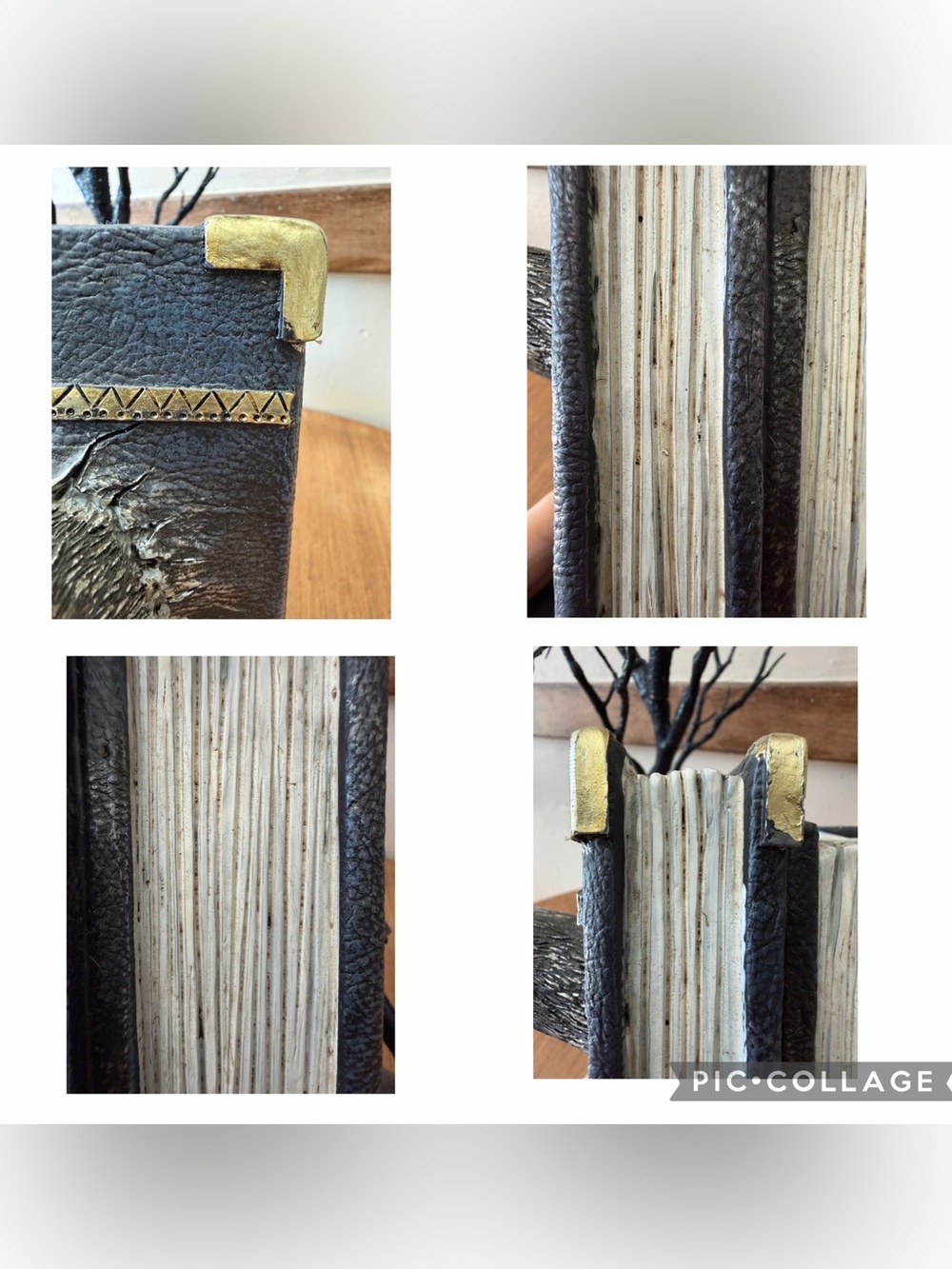 Potion Spell Book Prop — Black and Gold Decorative Accent - Picture 15 of 17